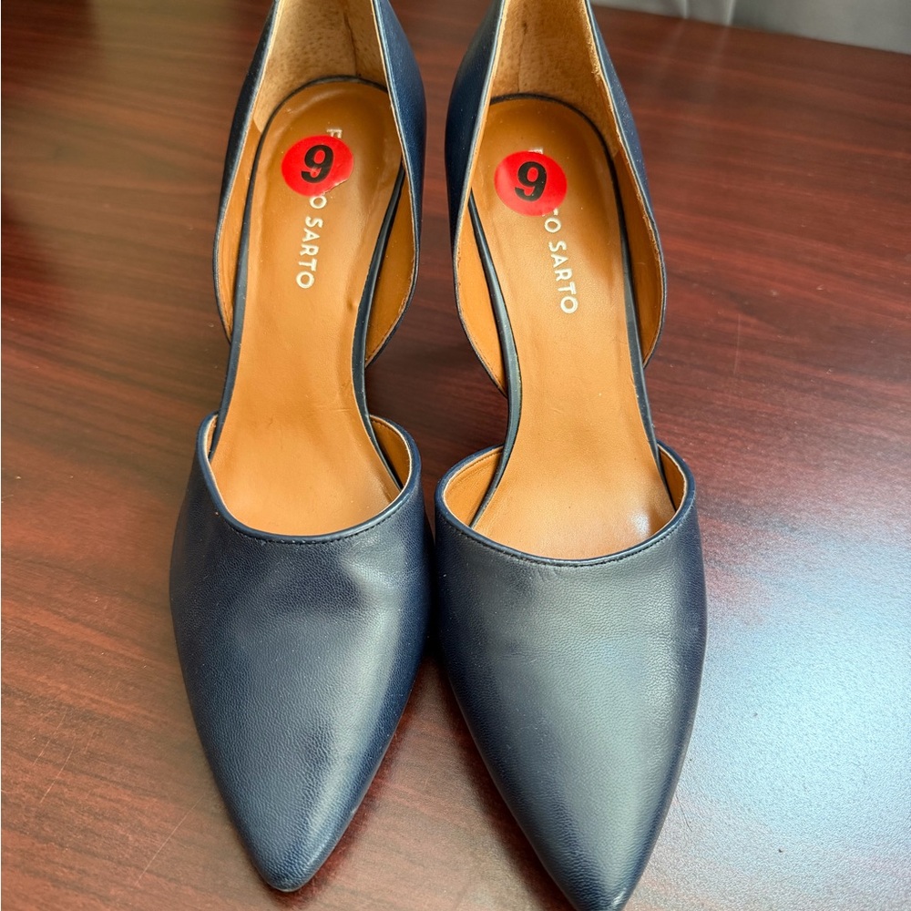 Franco Sarto Women's Dark Blue Heels